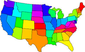USA map 